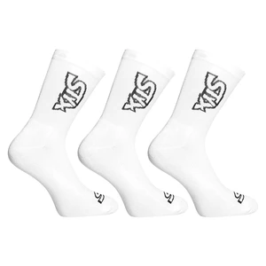 3PACK ponožky Styx vysoké bílé