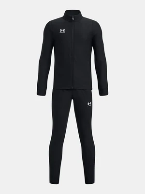 Čierna chlapčenská športová súprava Under Armour UA B's Challenger Tracksuit