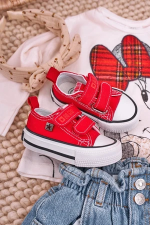 Children's Classic Sneakers Big Star - Red