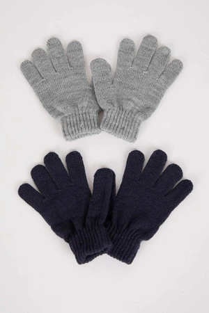 DEFACTO Size 2-Pack Knitted Gloves