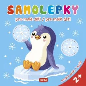 Samolepky pro malé děti / Samolepky pre malé deti - modrý sešit / modrý zošit (CZ/SK vydanie)