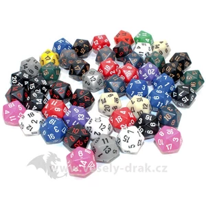 Kostka Chessex Opaque Polyhedral Dice (29420) 20 mm D20 – 1 ks