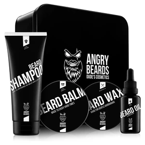 ANGRY BEARDS Dárková sada péče o vousy "Saloon"