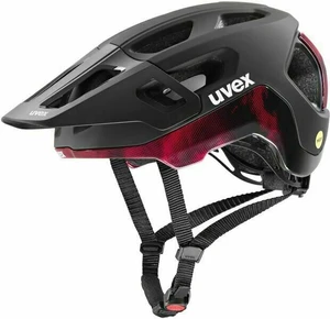 UVEX React Mips Black/Ruby Red Matt 52-56 Prilba na bicykel