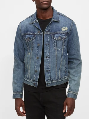 GAP Denim jacket v-destroy denim icon - Men's