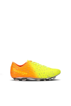 Slazenger Hania Krp Football Boys Turf Shoes Neon Yellow.