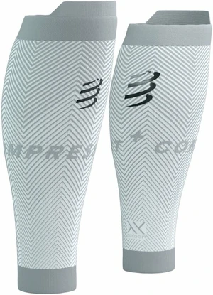 Compressport R2 Oxygen White/Nebel Grey T2 Huse pentru viței pentru alergători