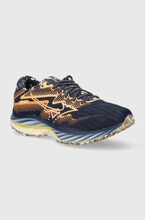 Běžecké boty Mizuno Wave Rider 27 - Roxy tmavomodrá barva, J1GD2358