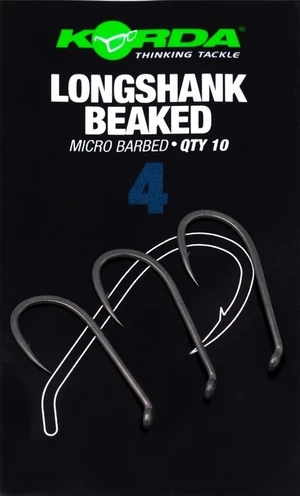 Korda háčky longshank beaked barbed 10 ks - velikost 4