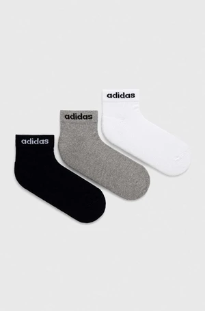 Ponožky adidas 3-pack černá barva, IC1304