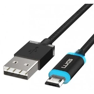 Kábel WG Micro USB na USB, 1m, LED indikácia nabíjania