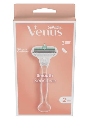 Gillette Smooth Sensitive dámský holicí strojek + 1 hlavice