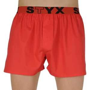 Men's shorts Styx sports rubber red