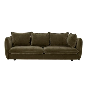 Ciemnozielona sofa 228 cm Austin – Bloomingville