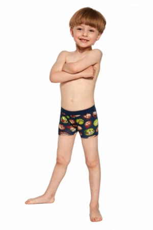 Cornette Kids Boy 701/132 Chestnut Chlapecké boxerky 98-104 tmavě modrá