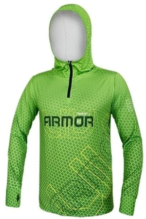 Delphin Maglietta Hooded Sweatshirt UV ARMOR 50+ Neon S