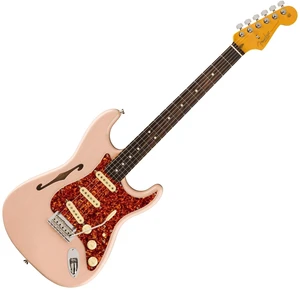 Fender FSR American Professional II Stratocaster Thinline RW Transparent Shell Pink E-Gitarre