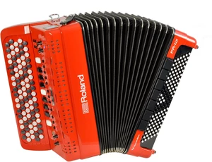 Roland FR-4x Rojo Acordeón de botones