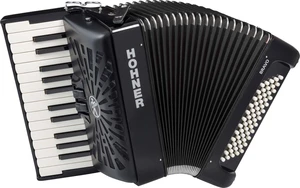 Hohner Bravo II 60 Černá Klávesový akordeon