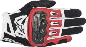 Alpinestars SMX-2 Air Carbon V2 Gloves Black/Red/White 2XL Motoros kesztyűk