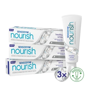 SENSODYNE Zubní pasta Nourish Gently Soothing Whitening 3 x 75 ml