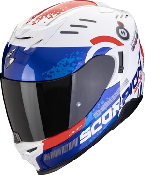 Scorpion EXO 520 EVO AIR TITAN White/Blue/Red L Casco