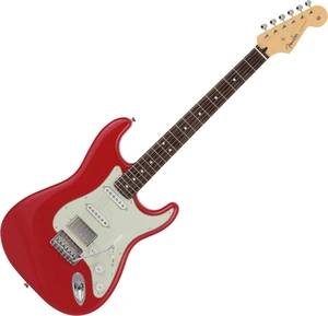 Fender MIJ Hybrid II Stratocaster HSS RW Modena Red Guitare électrique