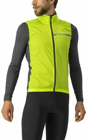 Castelli Squadra Stretch Vestă Electric Lime/Dark Gray S