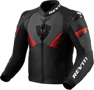 Rev'it! Jacket Argon 2 Black/Neon Red 54 Geaca de piele