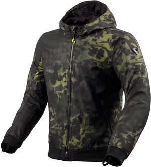 Rev'it! Jacket Saros WB Black/Dark Green S Chaqueta textil