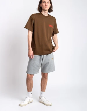 Carhartt WIP Chase Sweat Short Grey Heather/Gold XL