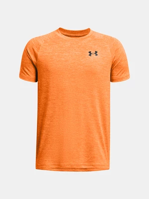 Oranžové chlapčenské športové tričko Under Armour UA Tech 2.0 SS