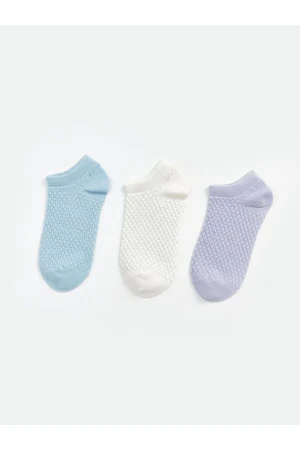 LC Waikiki Lcw Self-Patterned Women's Ankle Socks 3-Pack