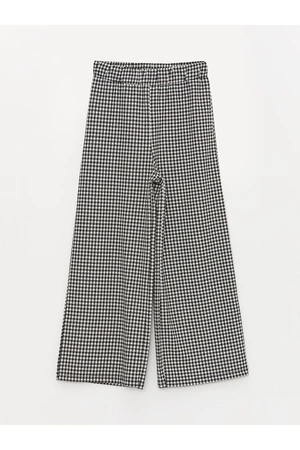 LC Waikiki Lcw Elastic Waist Plaid Girl's Trousers