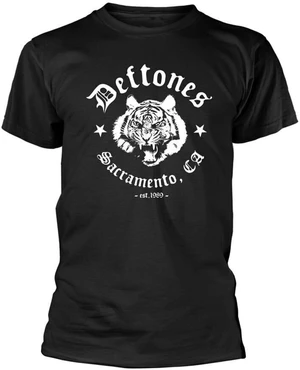 Deftones Tričko Tiger Sacramento Unisex Black S