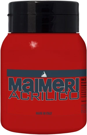 Maimeri Acrilico Acrylic Paint Quinacridone Orange 063 500 ml 1 pieza