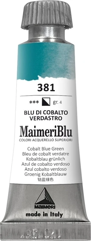 Maimeri Blu Akvarell festék Cobalt Blue Greenish 381 12 ml 1 db