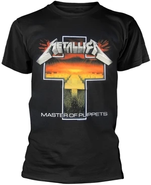 Metallica Tricou Master of Puppets Cross Unisex Black S