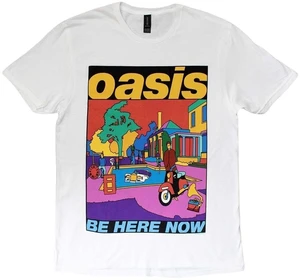 Oasis Camiseta de manga corta Be Here Now Illustration Unisex Blanco XL