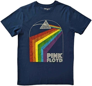 Pink Floyd T-shirt Prism Arch Unisex Denim Blue L