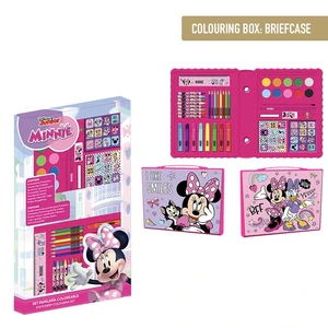 COLOURING STATIONERY SET BOX MINNIE