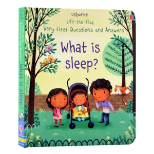 Questions and Answers What is sleep, Children's books aged 3 4 5 6, English picture books, 9781474940108