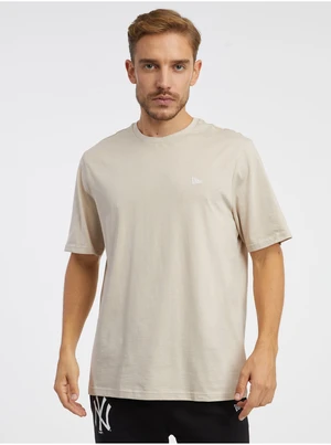 Beige Men's T-shirt New Era - Men