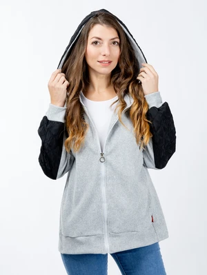 Women's sweatshirt GLANO - light grey