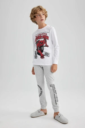 DEFACTO Regular Fit Licensed by Marvel Knitted Pyjamas