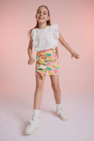 DEFACTO Girl Poplin Skirt