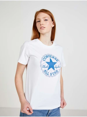 White Women's T-Shirt Converse - Women