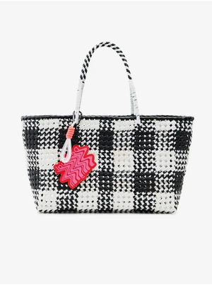 Black and white ladies handbag Desigual Lux - Ladies