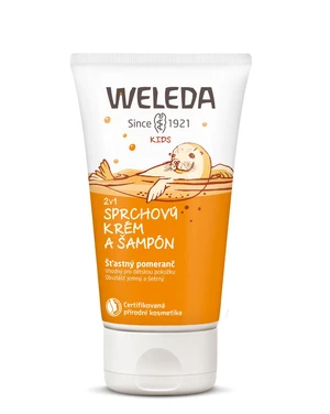 Weleda 2v1 Šťastný pomeranč sprchový krém a šampon 150 ml