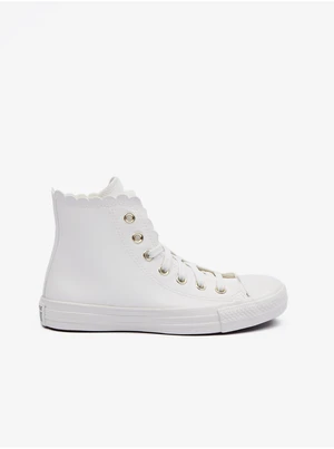 White Womens Ankle Sneakers Converse Chuck Taylor All Star Mono - Ladies